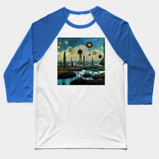 Starry Night in Kashyyyk Baseball T-Shirt